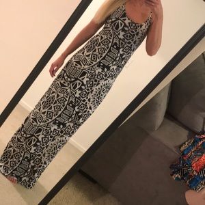Black and White Maxi Dress